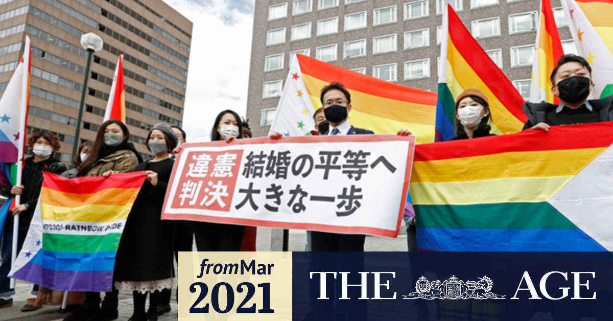 Video Japan Court Rules Same Sex Marriage Ban Unconstitutional 